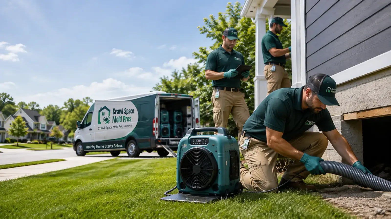 Crawl Space Mold Removal in Arminto, WY